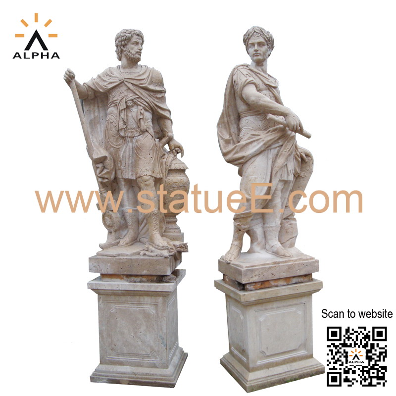 Roman soldier statue